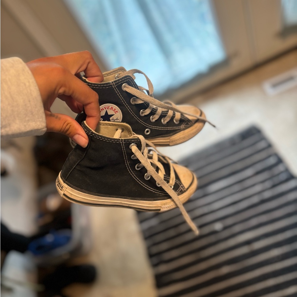 Converse Black High-Top Shoes